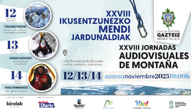 Foto XXVIII JORNADAS AUDIOVISUALES DE MONTAÑA
